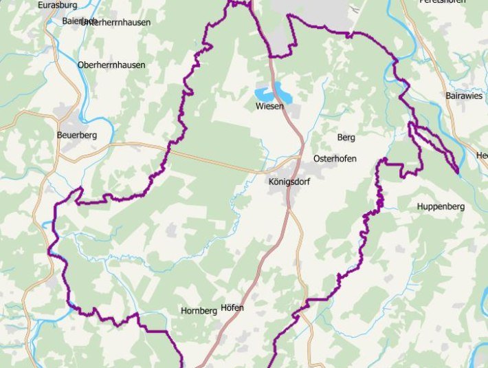 K&ouml;nigsdorf Bebauungsplan, &copy; Gemeinde K&ouml;nigsdorf